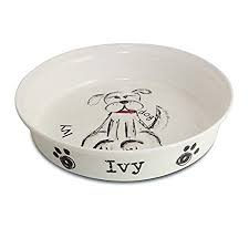 Personalized Scribble Dog Bowl