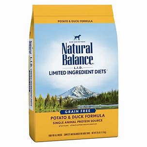Natural Balance L.I.D. Limited Ingredient Diets Potato & Duck Formula Grain-Free Dry Dog Food: