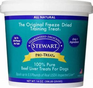Freeze Dried Dog Treats - Stewart Pro-Treat Beef Liver Freeze-Dried Raw Dog Treats