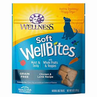 best dog treats - Wellness WellBites Grain-Free Chewy Dog Treats: