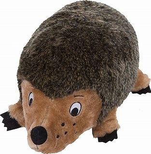 outward hound hedgehogz plush dog toy